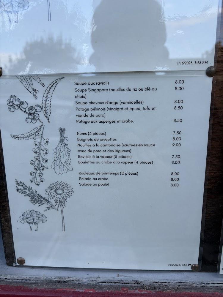 Restaurant Chinois Le Singapore - Menu Image 4